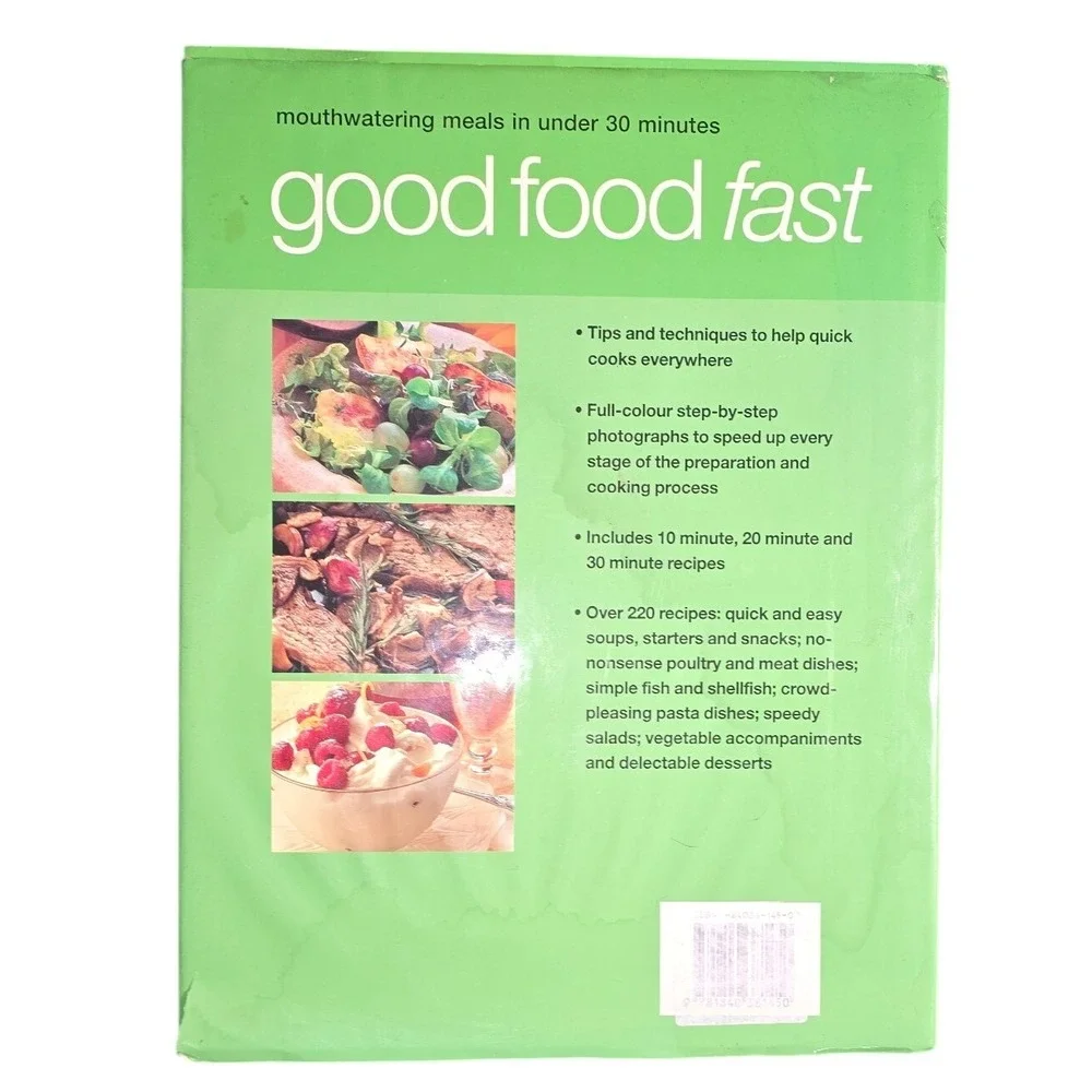 Good Food Fast Cookbook Jenni Fleetwood Hardcover 220 Quick Recipes 30 Mins